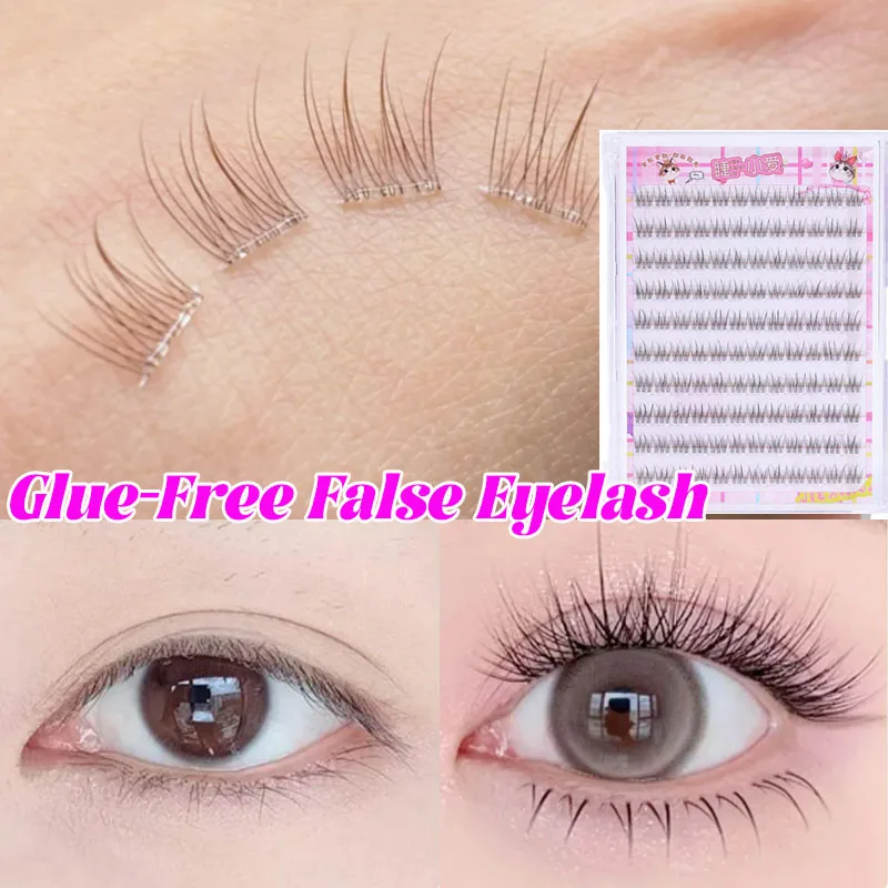 Eyelash Extension No 8 - Natuurlijke Vissenstaart Cluster Valse Wimper 8-10mm