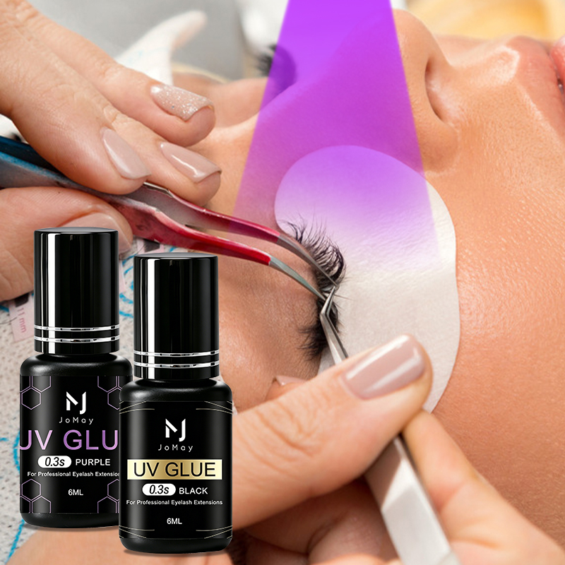 Eyelash Extension Uv - JOMAY Zwarte Transparante Paarse UV Wimperlijm