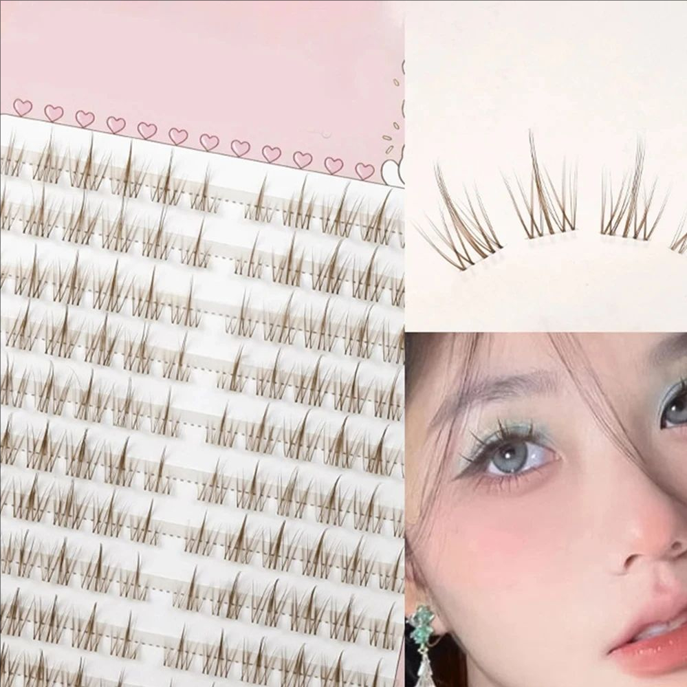 Eyelash Extension In Chinese - MJ Bruine Zonnebloem Valse Wimpers Zwart