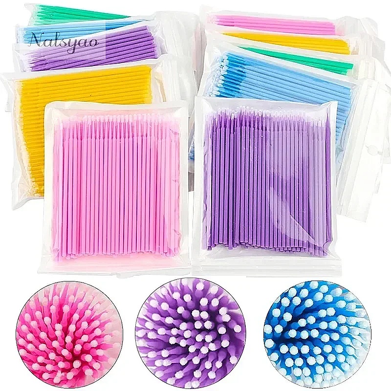 100 stuks micro-wattenstaafjes - Eyelash Extension Removal recensie en prijs
