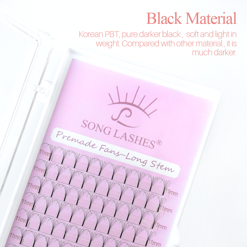 SONGLASHES Lange Wimperstukjes - Eyelash Extension Russian Volume recensie en prijs