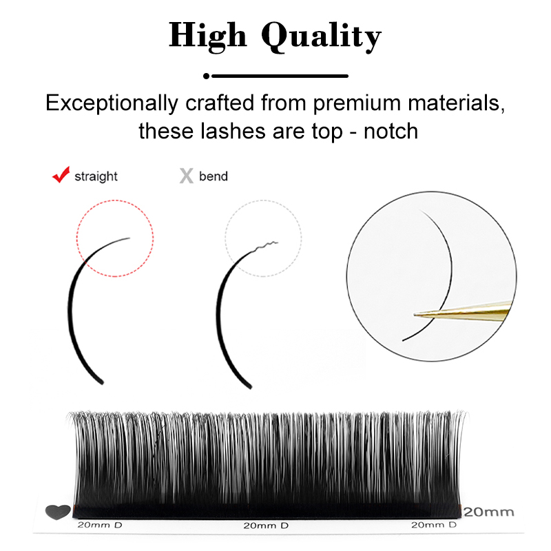 Winky Beauty Op maat uw logo I - Eyelash Extension Russian Volume recensie en prijs