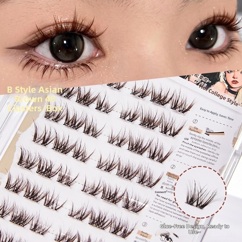 Dikke zelfklevende valse wimpe - Eyelash Extension No 8 recensie en prijs