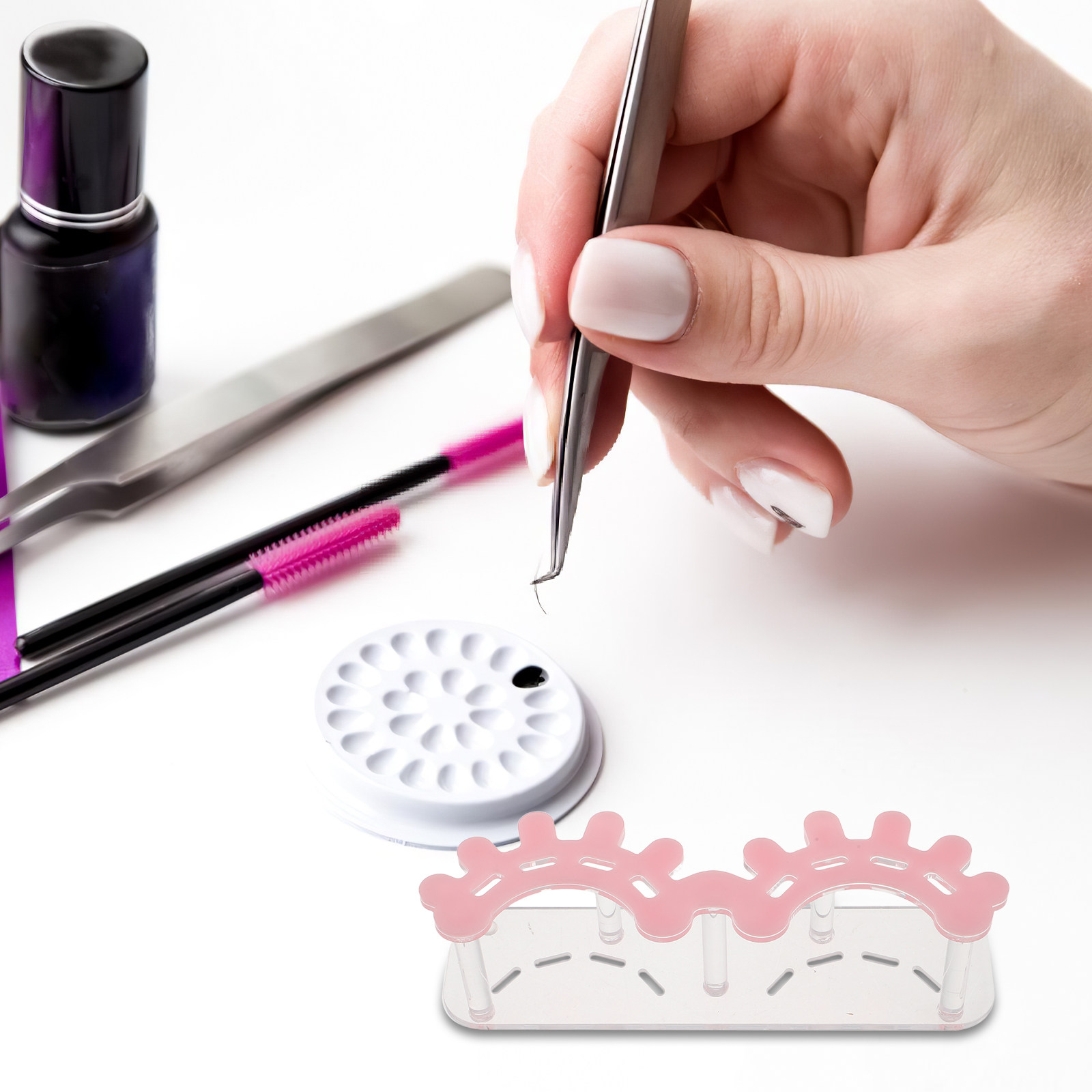 Acryl pincet displaystandaard  - Eyelash Extension No 8 recensie en prijs